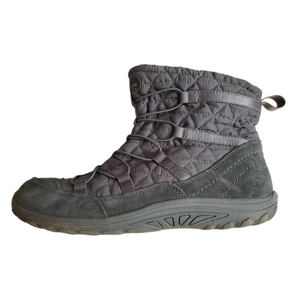 Skechers Suede Reggae Fest Steady Quilted Bungee Ankle Bootie Size 9.5 - Picture 2 of 14